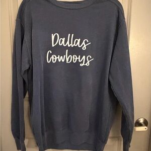 Dallas Cowboys Blue Sweatshirt | Size Medium